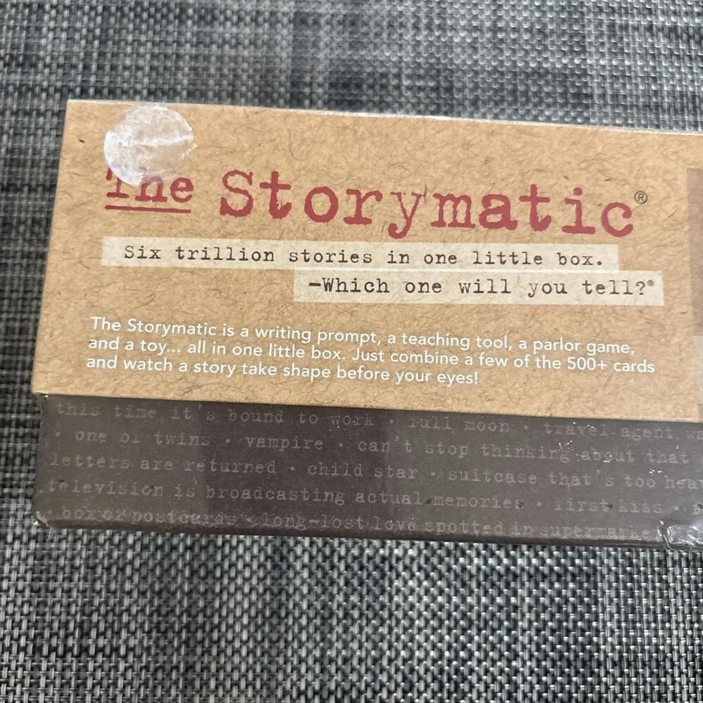 New The Storymatic 2004 Writing Prompts Teaching Tool & Game 500+ Cards Sealed